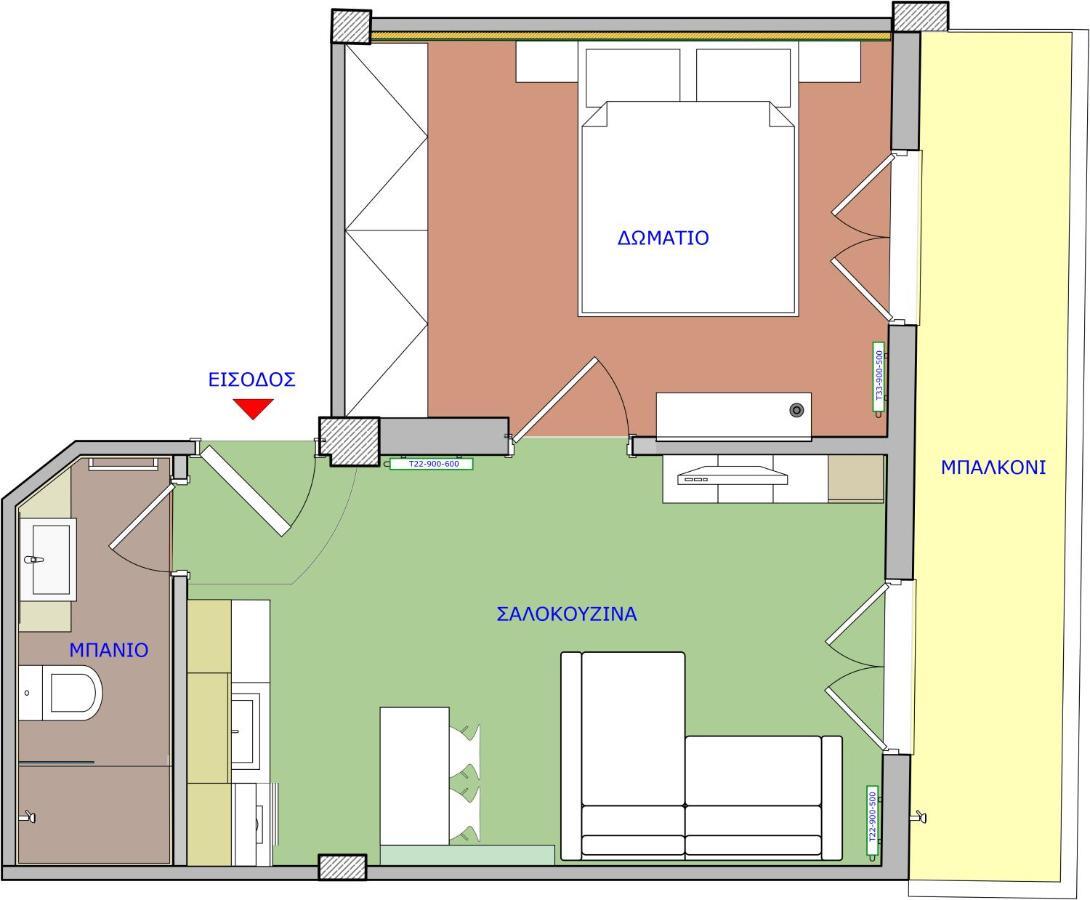 Beourguest#1 Bright Central Suite Thessaloníki Exteriör bild